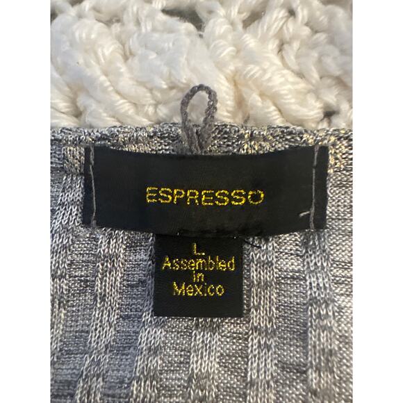 Espresso Women’s Dress Black Short Sleeve Size Large - Picture 7 of 7